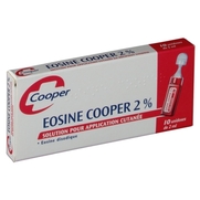 Eosine cooper 2 %, 10 x 2 ml de solution pour application