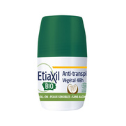 EtiaXil Anti-Transpirant Végétal 48h Certifié Bio Roll-On, 50 ml