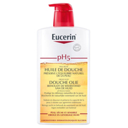 Eucerin pH5 Huile de Douche, Flacon-Pompe de 1L