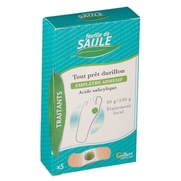 Feuille de saule tout pret durillon 40 g/100 g, 5 emplâtres