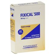 Fixical 500 mg, 60 comprimés à croquer ou à sucer