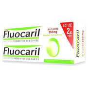 Fluocaril Dentifrice Bi-Fluor Menthe, 2 x 75 ml