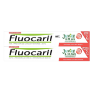 Fluocaril Dentifrice Junior Fruits Rouges, 2 x 75ml