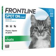 Frontline chat spot-on - 3 pipettes de 0.5ml