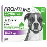 Frontline combo chien l 20-40kg bt6