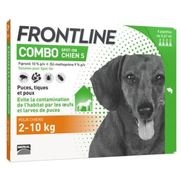 Frontline combo chien s 2-10kg bt4