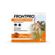 Frontline Frontpro chien Moyen 4-10 kg, 3 Comprimés
