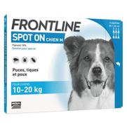 Frontline spot on chien m, boîte de 1 plaquette de 4 pipettes à embout sécable de 1,34 ml