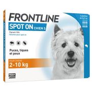 Frontline spot on chien s solution 0ml67 x3