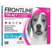 Frontline tri-act chien m 10-20 kg bte3