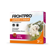 Frontpro Chiens 2-4kg, 3 comprimés à croquer