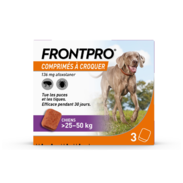 Frontpro Comprimés Antiparasitaires 25-50 Kg, 3 comprimés