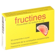 Fructines au picosulfate de sodium 5 mg, 40 comprimés à sucer