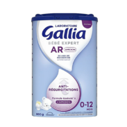 Gallia Bébé Expert AR Amidon 0-12 Mois Anti-Régurgitations, 800 g