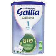 Gallia Calisma 1 Lait Bébé Bio 0-6 Mois, 800 g