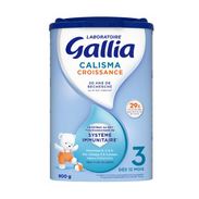 Gallia Lait Croissance 3 en poudre  +12mois, 800 g