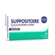 Gifrer Suppositoires a la glycerine adultes, 10 suppositoires