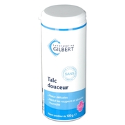 Gilbert talc douceur poudreuse, 100 g