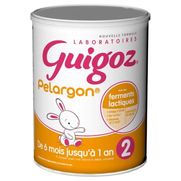 Guigoz Pelargon 2 de 6 à 12 mois, 800 g