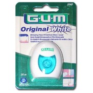 Gum original white fil dentaire cire fluore, 30 m