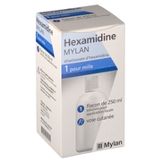 Hexamidine mylan à 1 pour mille, flacon de 45 ml de solution pour application locale