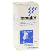 Hexomedine 1 pour mille, flacon de 250 ml de solution pour application locale