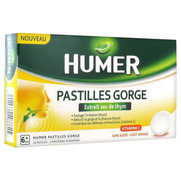 Humer pastilles gorge thym