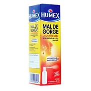 Humex mal de gorge, flacon de 35 ml de collutoire