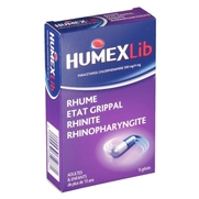 Humexlib paracetamol chlorphenamine 500 mg/4 mg, 16 gélules