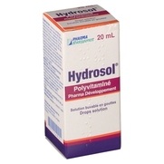 Hydrosol polyvitamine pharmadeveloppement, flacon de 20 ml de solution buvable en gouttes
