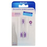 Inava flex brossette rechange violet x3