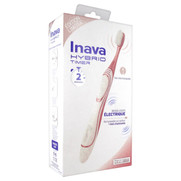 Inava Hybrid Timer rose brosse à dents électrique