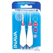 Inava trio compact brossette 4 large mixte, x 2