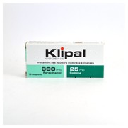 Klipal codeine 300 mg/25 mg, 16 comprimés