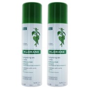 Klorane shampoing sec ortie spray, 2 x 150 ml