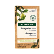 Klorane Shampoing Solide Cédrat Cheveux Normaux à Gras, 80 g