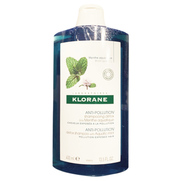 Klorane Shampooing Anti-Pollution Détox à la Menthe Aquatique, 400 ml