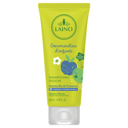 Laino Gourmandise d'Enfants Shampooing Douche Pomme Bio de Provence, 200 ml