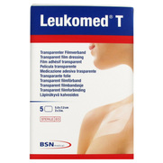 Leukomed t film adhesif transparent 5 cm x 7,5 cm, x 5