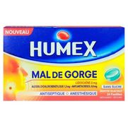 Lidocaïne mal de gorge menthe glaciale 24 pastilles