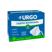 Lingettes désinfectantes Urgo, 12 lingettes