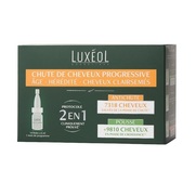 Luxeol Chute de Cheveux Progressive 2 en 1, 14 ampoules