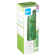 Mam biberon 2ème âge vert tétine débit x - 330 ml 