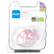 Mam sucette anatomique silicone nuit 0/6 mois