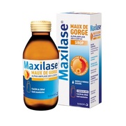 Maxilase maux de gorge alpha-amylase 200 uceip/ml, flacon de 200 ml de sirop