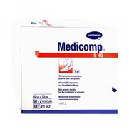 Medicomp compresse sterile 10 cm x 10 cm, 2 x 50