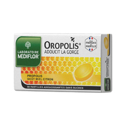 Mediflor Oropolis Pastilles sans Succres Propolis Goût Miel Citron, x16