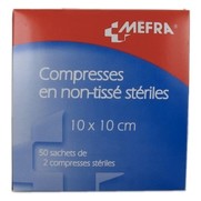 Mefra compresse nt 10 cm x 10 cm, 2 x 10