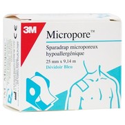 Micropore sparadrap microporeux bleu 9m14 x 2cm5