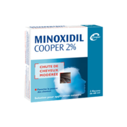 Minoxidil cooper 2 %, 3 flacons de 60 ml de solution pour application locale